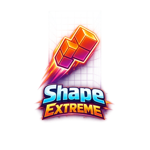 Shape Extreme — falling block arcade logo